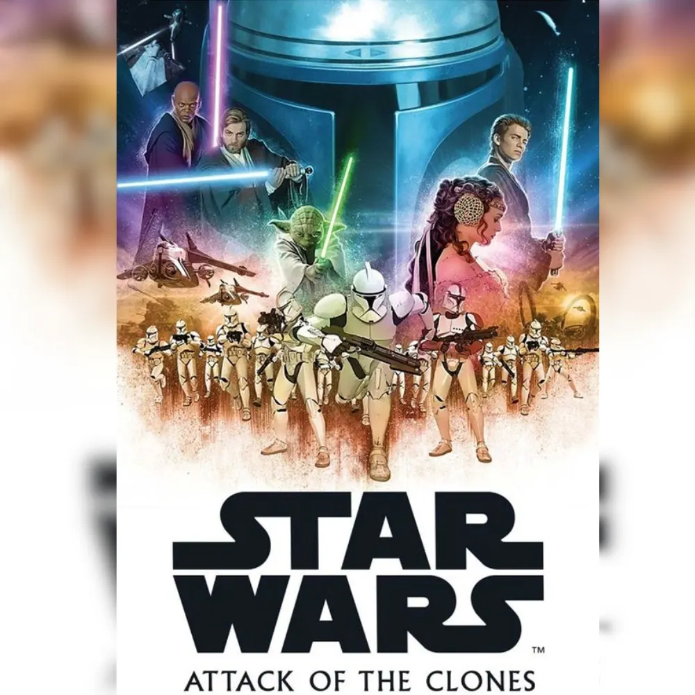 Star Wars Episode 2 The Attack of the Clones Poster