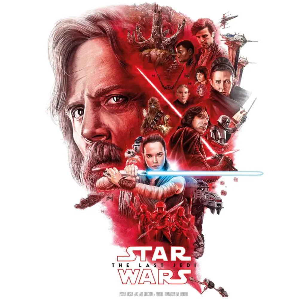 Star Wars Episode 8 The last Jedi Poster