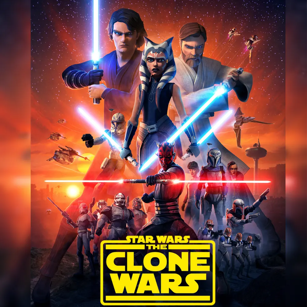 Star Wars: Clone Wars serie 3D Poster